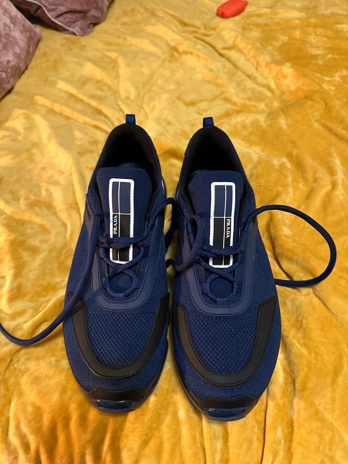 スニーカー PRADA Men Sneakers 2EE427FG000MN0 F0216 BLUE Prada sneakers men