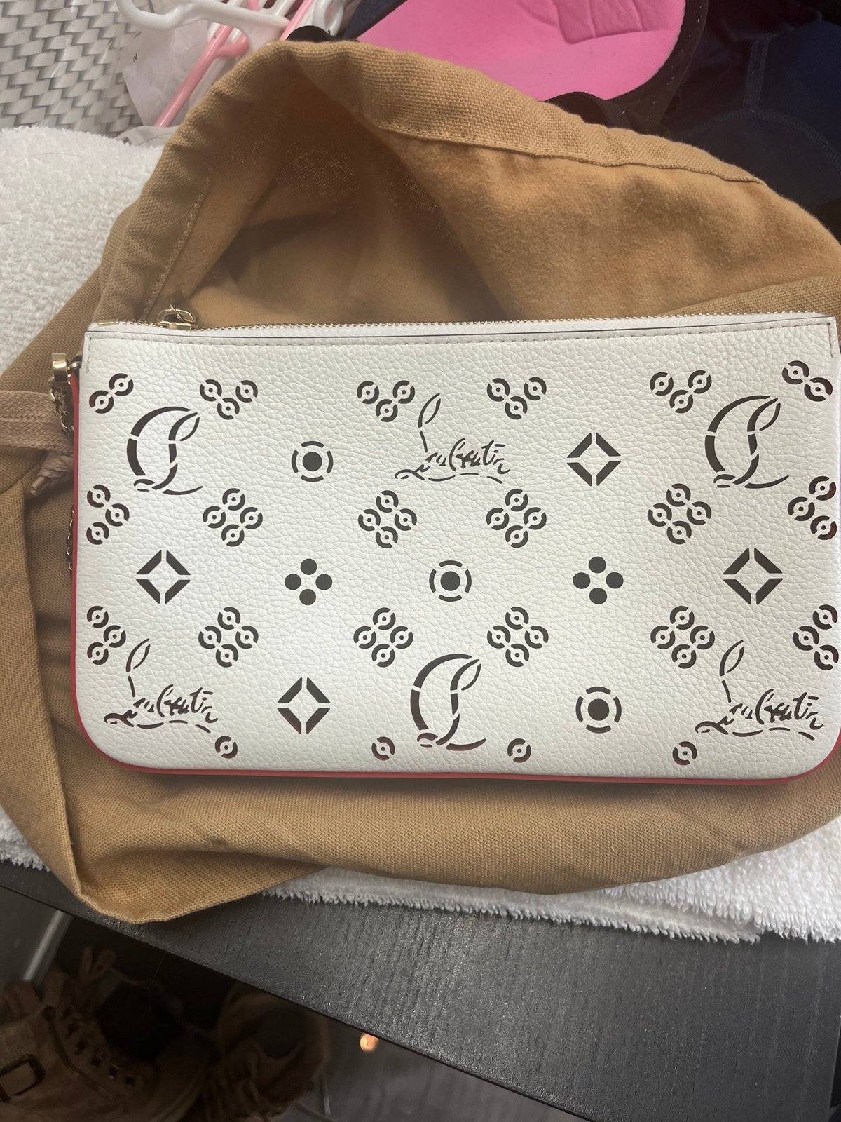 Christian Louboutinパイソン柄バッグ CL26163B-Christian-Louboutin-