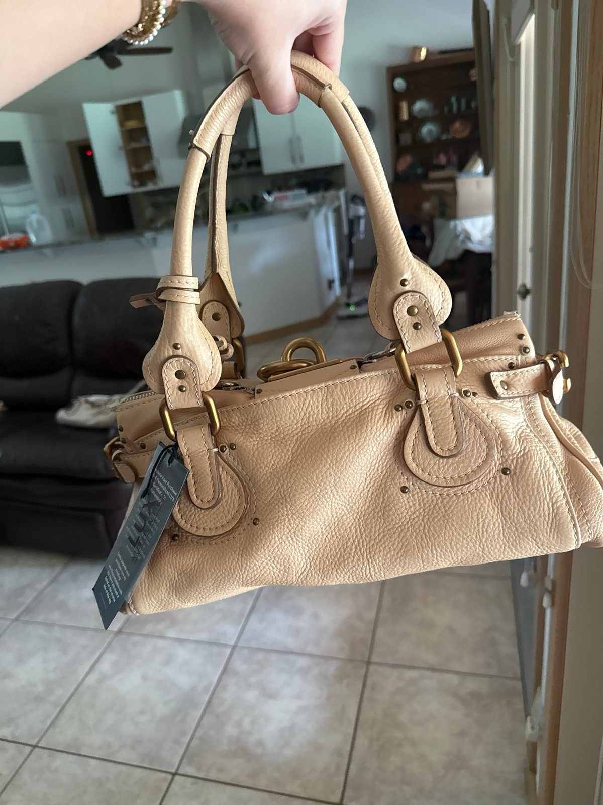 Chloé パディントン CREME クリーム 人気 Chloé Cream colored small Paddington bag | TheDoubleF