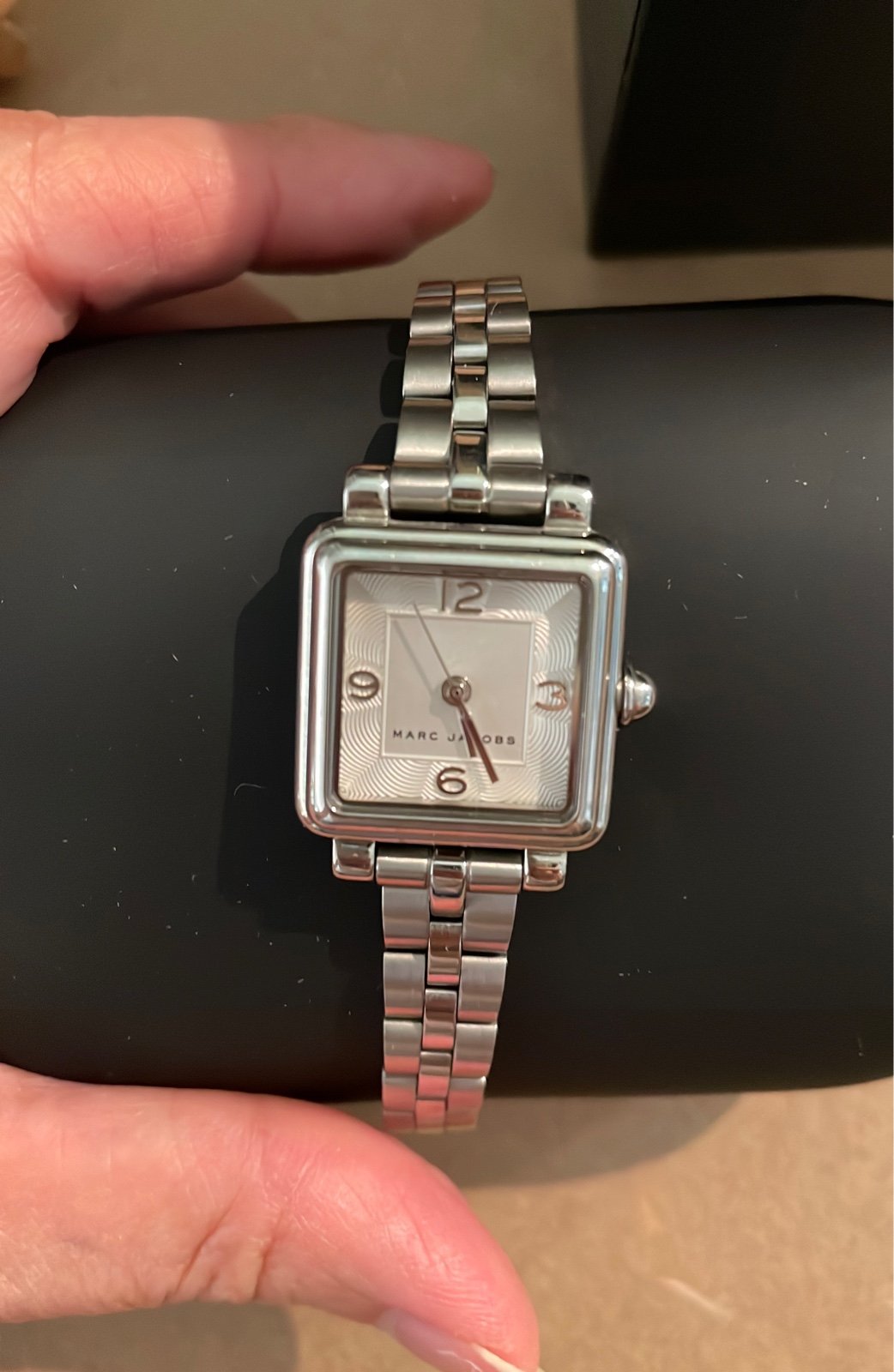 Marc Jacobs MJ3529 square face rare silver Watches