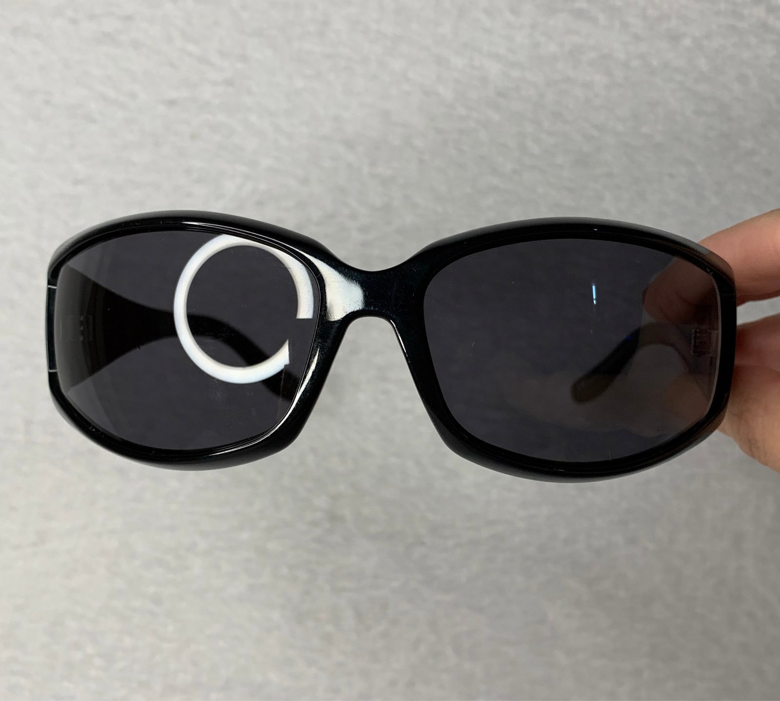 Gucci Authentic RARE Vintage Crystal GG Logos shops Cut-out GG2989/S Black Sunglasses
