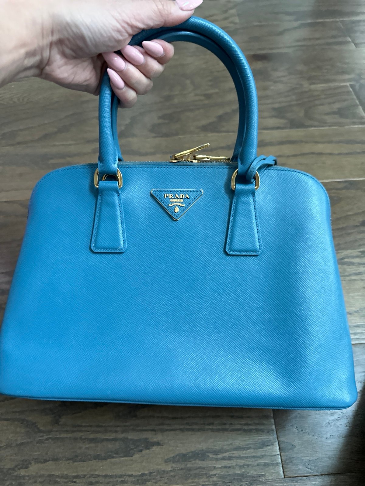 PRADA Woman Tote bags Blue 1BG5522HGX F0V98 PRADA Woman Tote bags Blue 1BG5522HGX F0V98