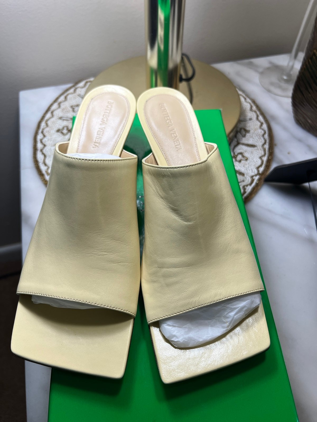 Bottega Veneta slide sandals