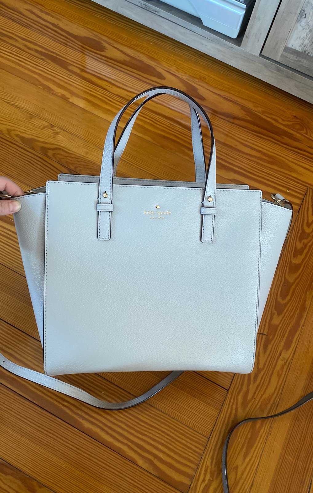 Kate Spade Grey Purse shops