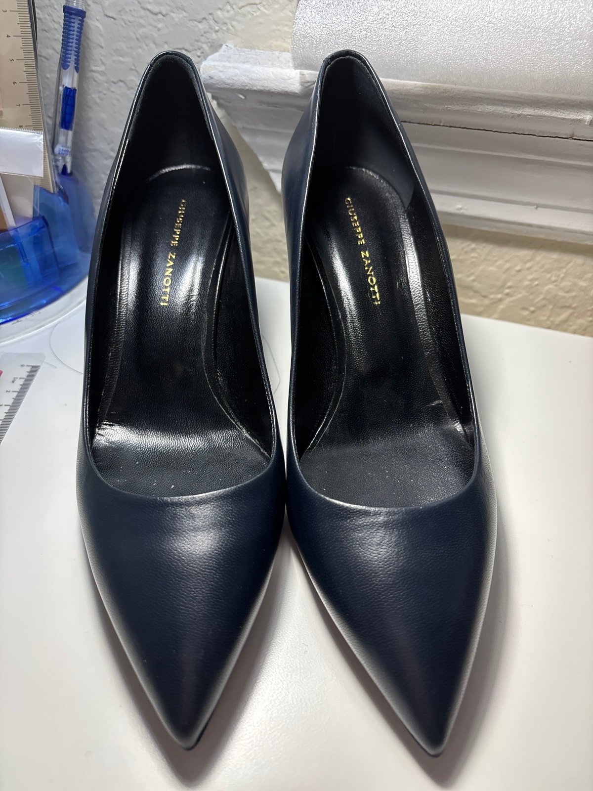 Giuseppe zanotti 70mm leather pumps
