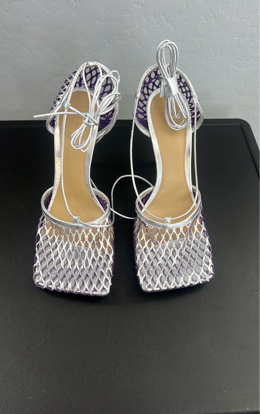 ★BOTTEGA VENETA★ドットウェーブ イントレチアトースリッパ Bottega Veneta Heels