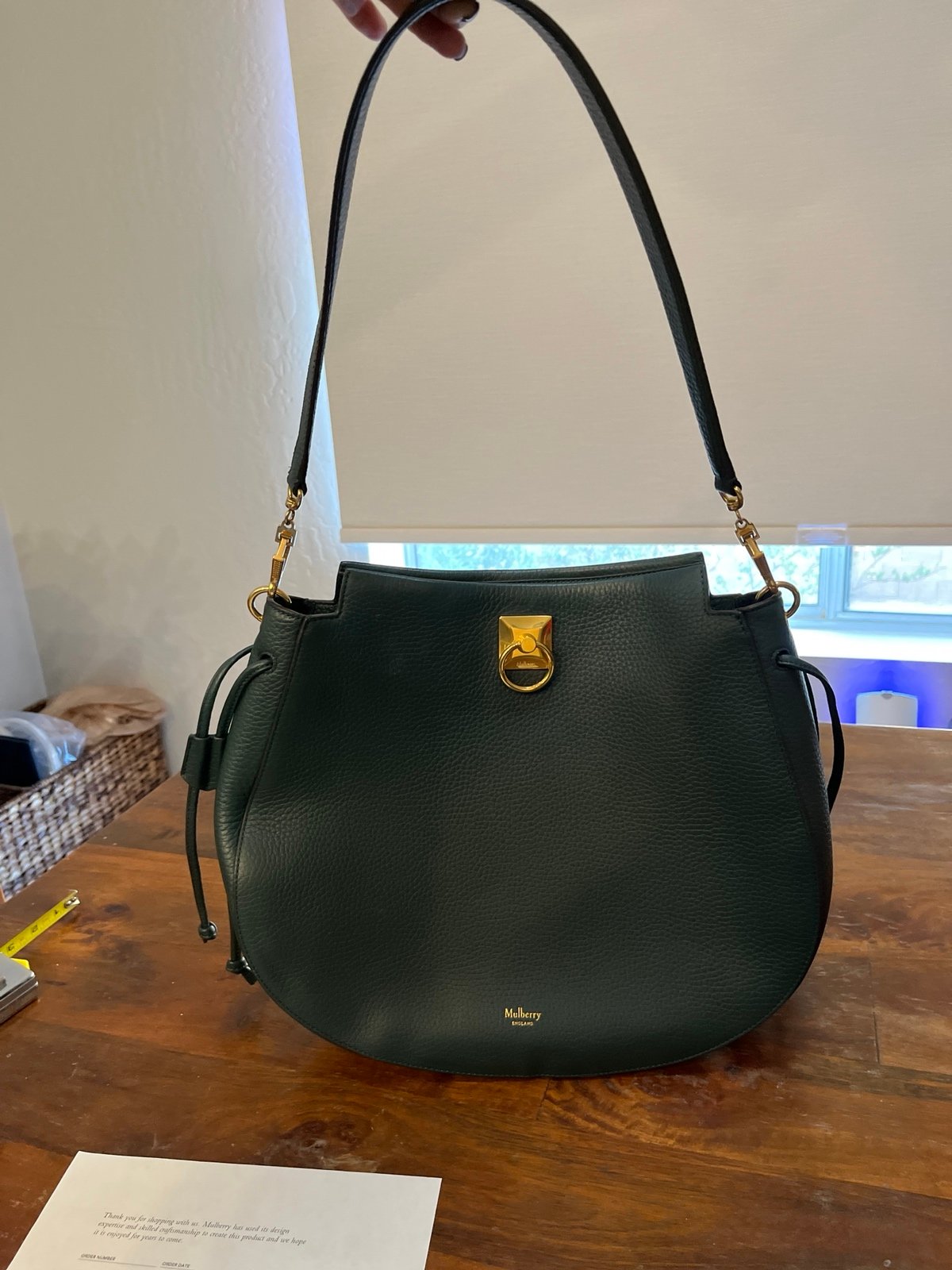 【MULBERRY】 IRIS HOBO BAG Buy Mulberry Brown Iris Hobo Shoulder Bag in Heavy Grain