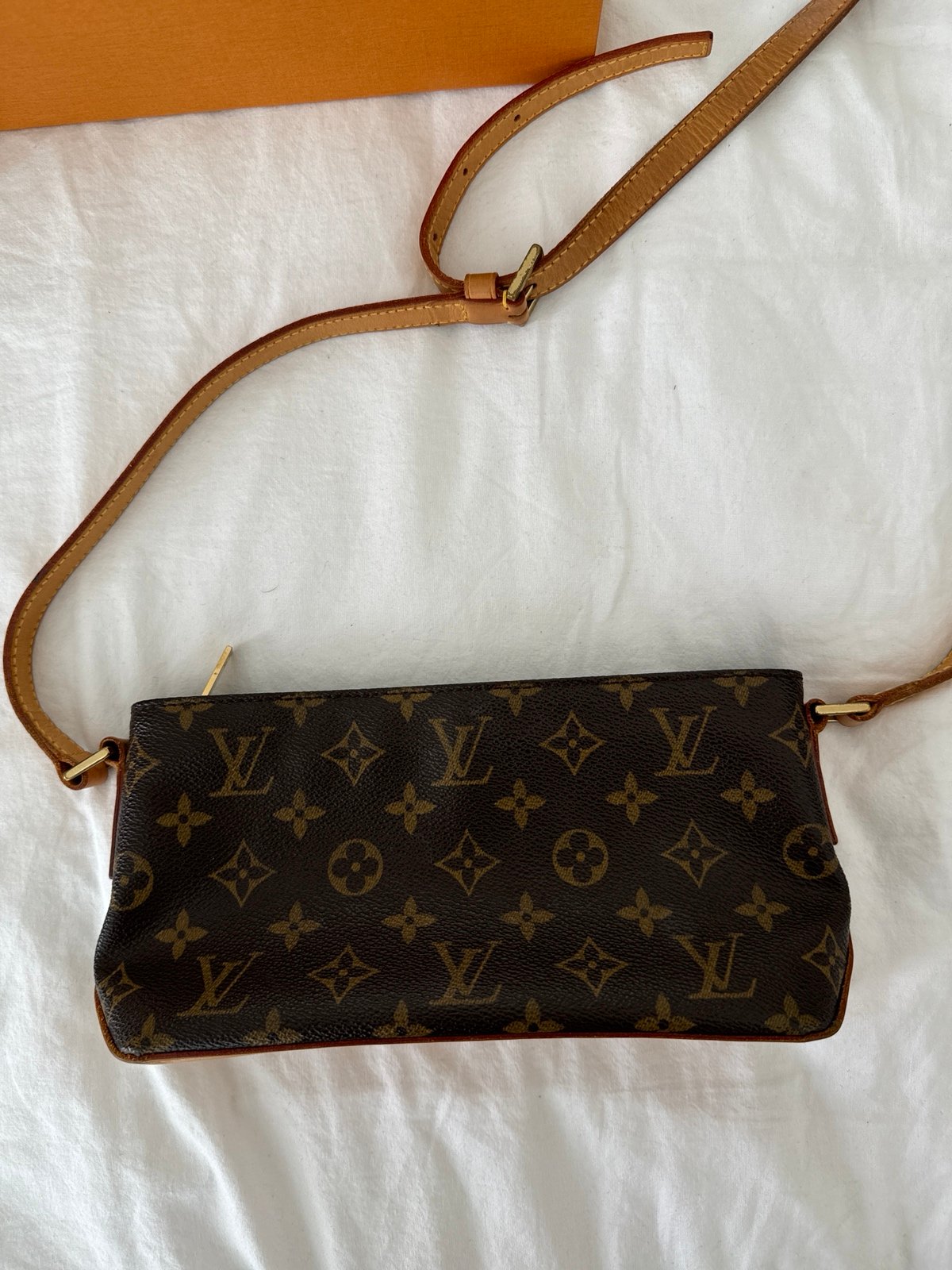 Louis Vuitton Vintage Brown Trotteur Monogram Canvas