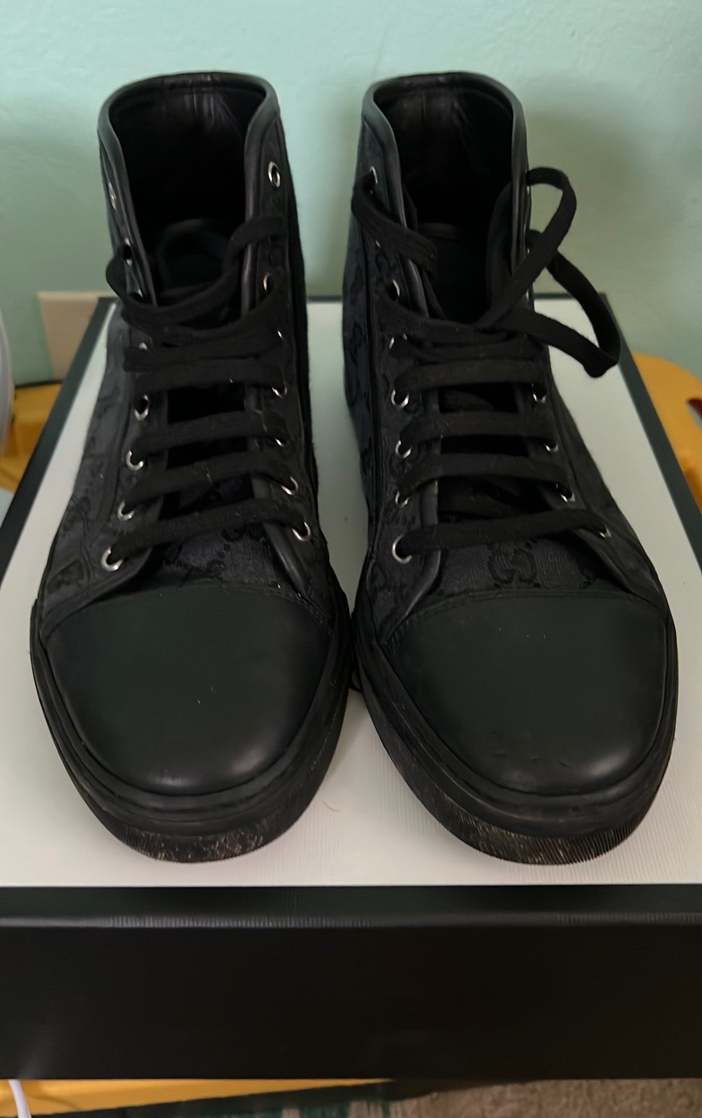 Gucci high top shops size 8 Gucci