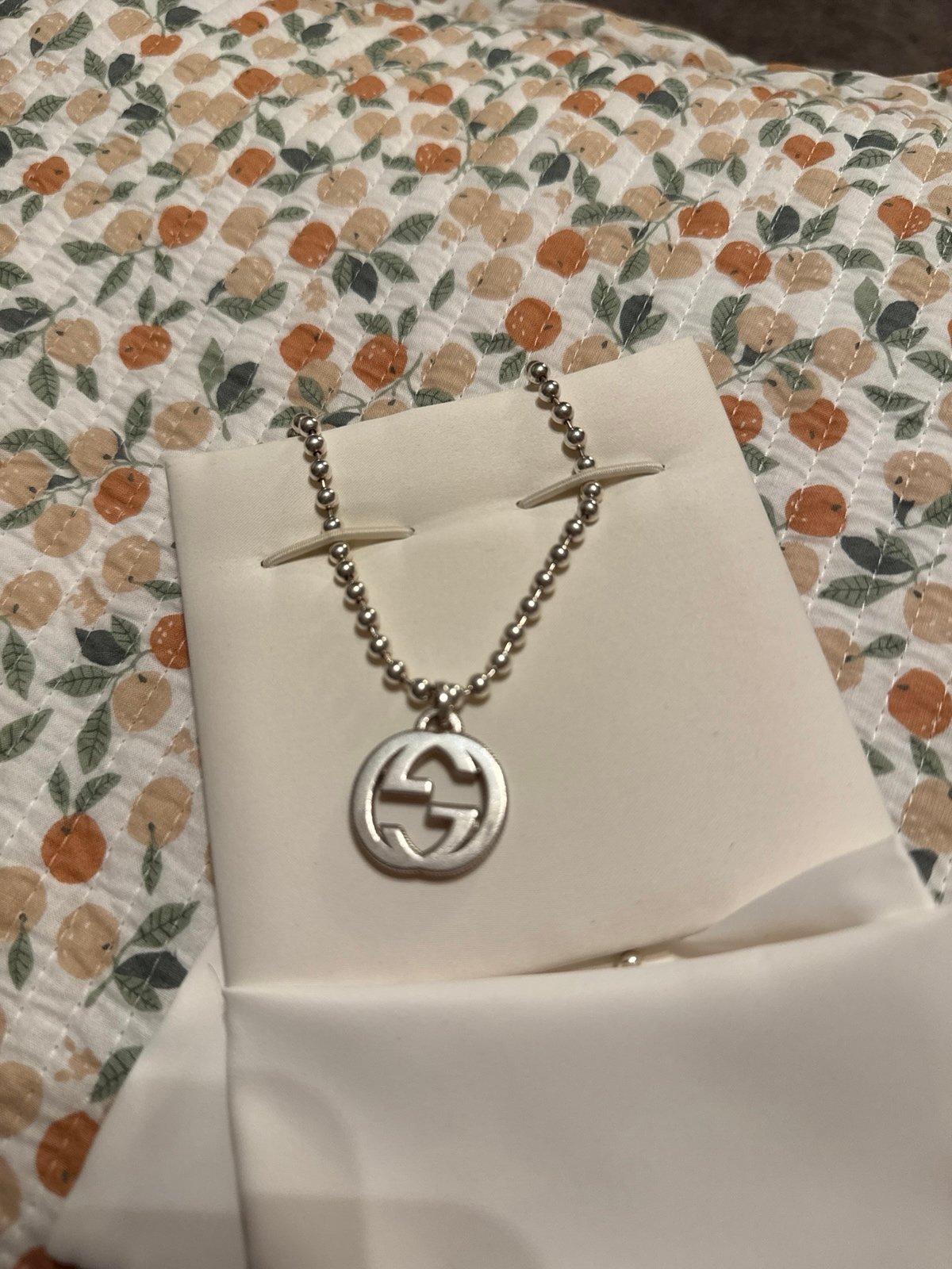 Jewelry Necklaces Interlocking G Necklace In Silver Gucci Gucci