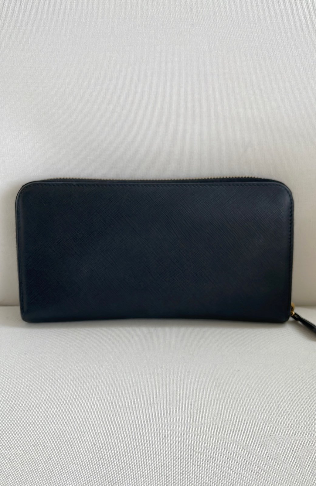 Authentic Long Prada Leather shops Wallet