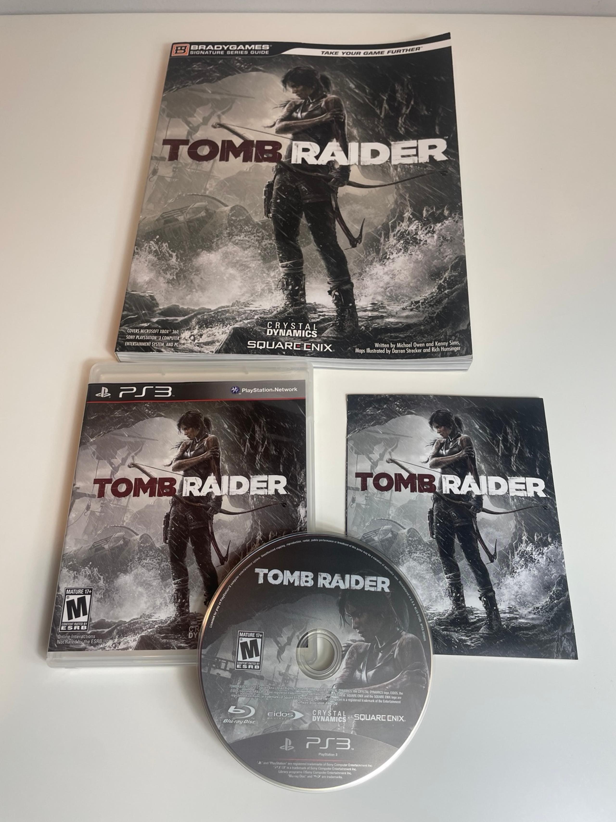 Tomb Raider PS3 PlayStation 3 CIB Mint w Strategy Guide