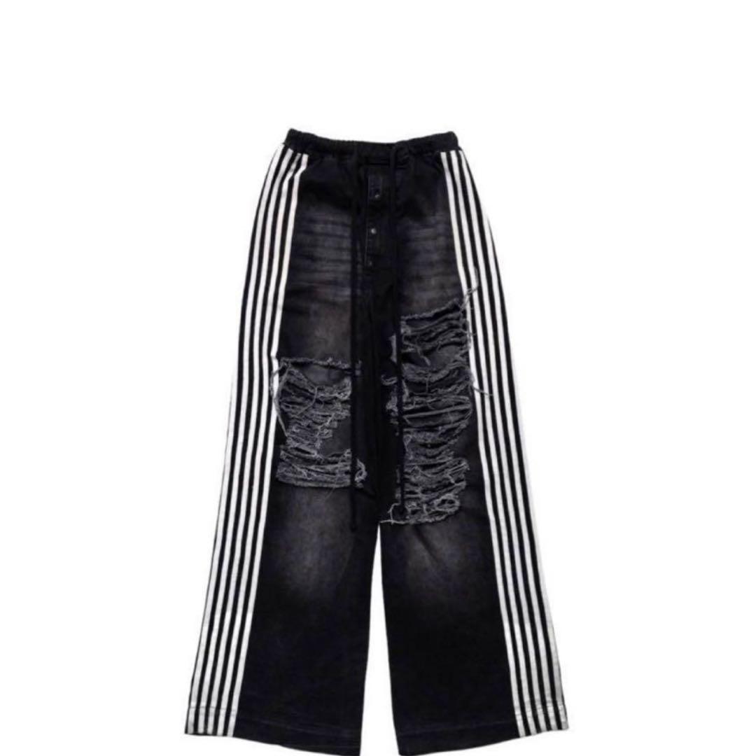 人気新品 5 Yorisport Dasyori Stripe Other 38 Opium Denim パンツ