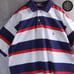 Vintage 90's Polo Ralph Lauren Striped M Embroidered Short Sleeve White Navy