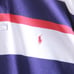 Vintage 90's Polo Ralph Lauren Striped M Embroidered Short Sleeve White Navy
