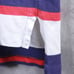 Vintage 90's Polo Ralph Lauren Striped M Embroidered Short Sleeve White Navy