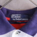 Vintage 90's Polo Ralph Lauren Striped M Embroidered Short Sleeve White Navy