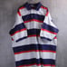 Vintage 90's Polo Ralph Lauren Striped M Embroidered Short Sleeve White Navy