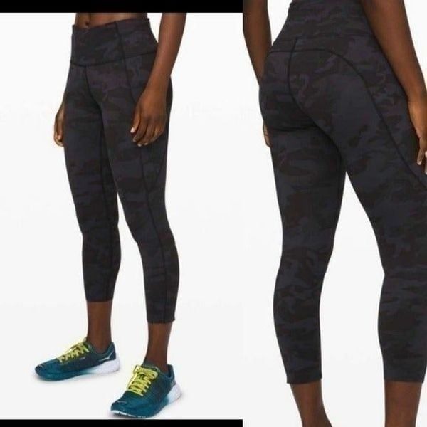 lululemon athletica Fast and Free High-Rise Crop II 23 Non-Reflective Incognito