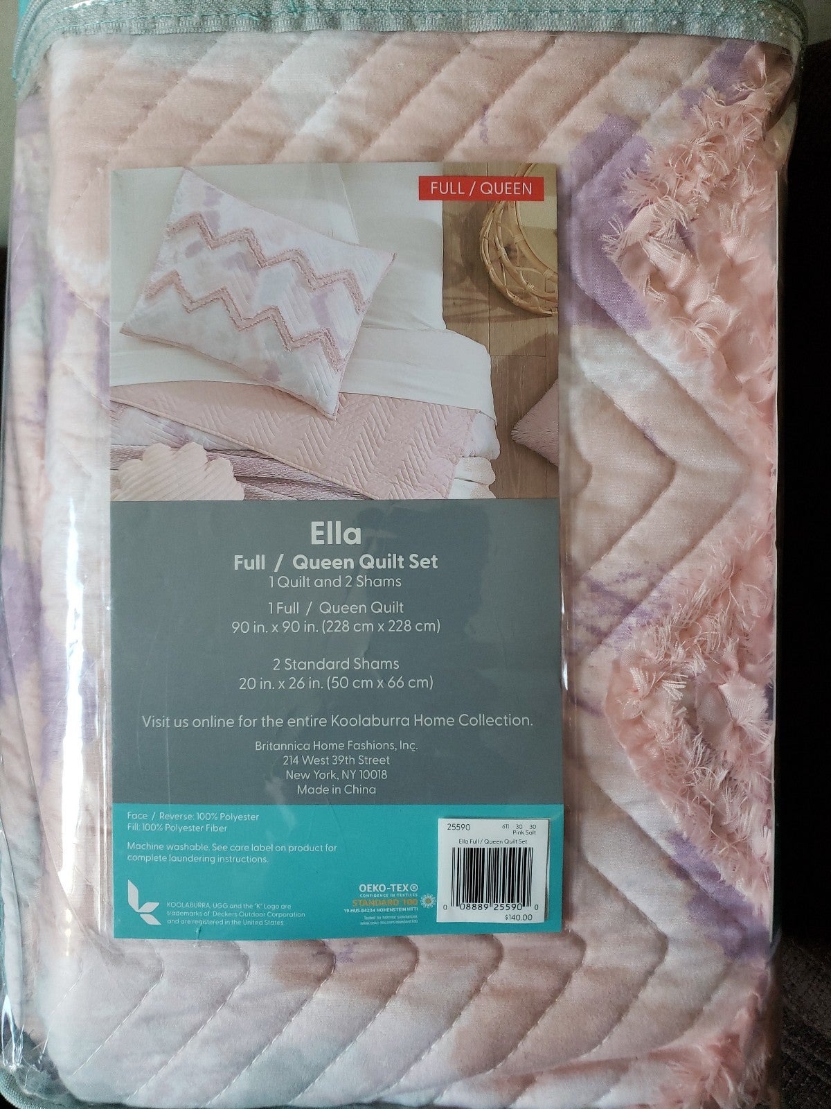 Koolaburra factory Ella by UGG full/queen quilt set