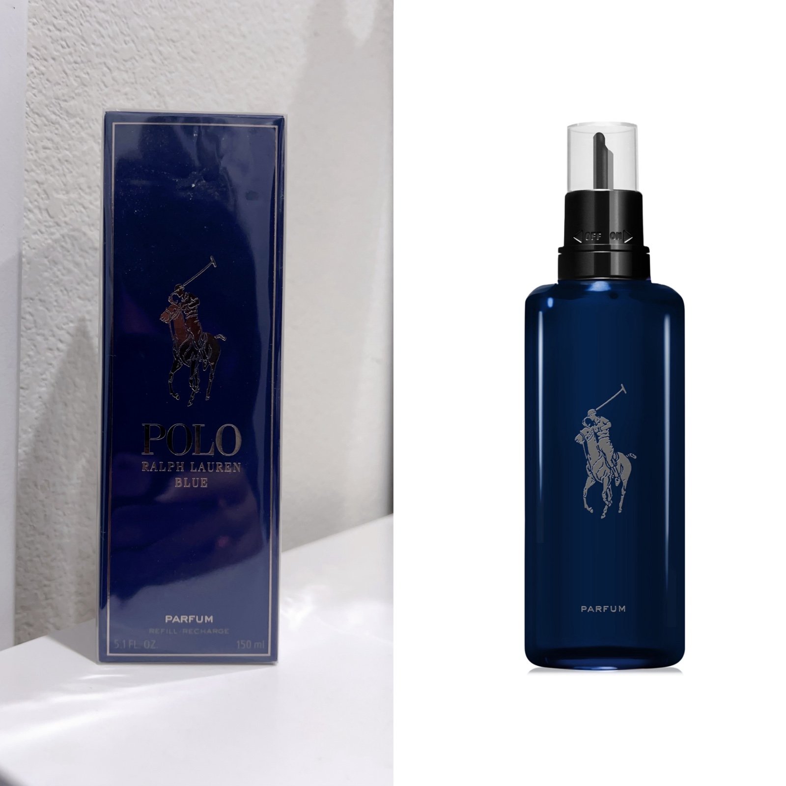 SEALED Ralph Lauren Polo Blue Parfum Refill 150ml/5.1oz