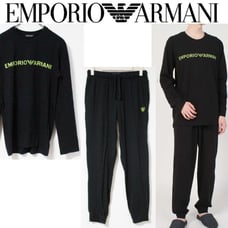 Brand new Emporio Armani stretch relaxed wear set, size L equivalent, black.