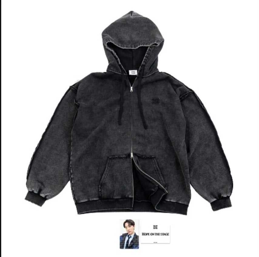 J Hope on the Stage Zip Up Hoodie, Japan LARGE
