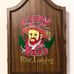 Kings Head Pub and Lodging Dart Board Cabinet