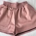 Stella McCartney faux leather mini shorts