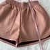 Stella McCartney faux leather mini shorts