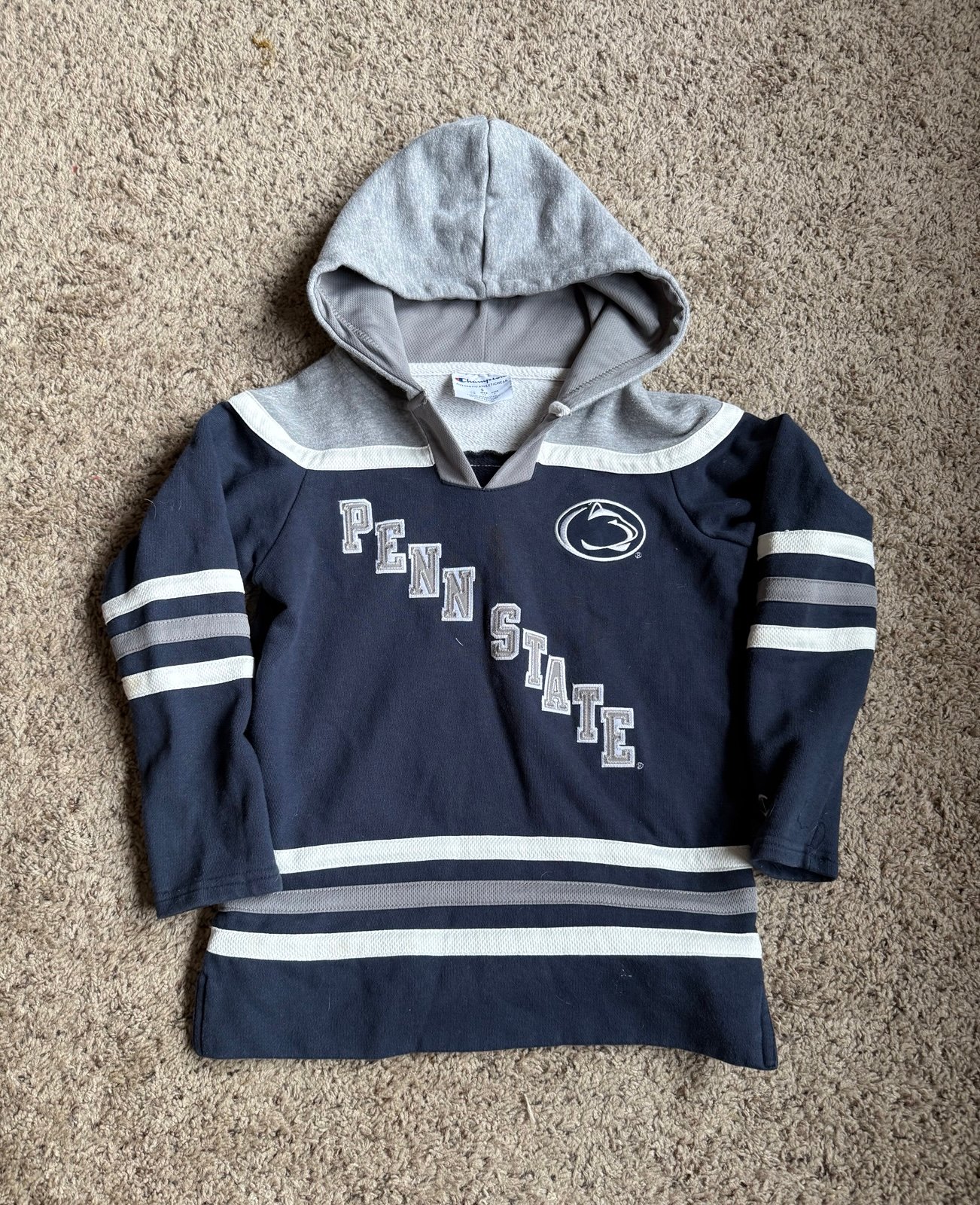 Youth Champion Hoodie Sweatshirt Shirt Penn State Nittany Lions Kids Small