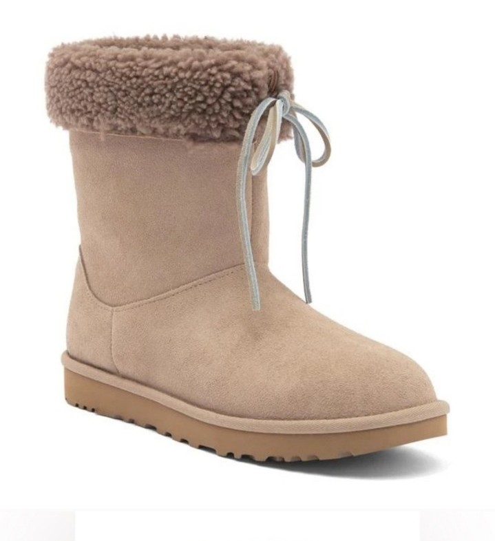 UGG Sarissa shearling short boot sand/dune women's 11