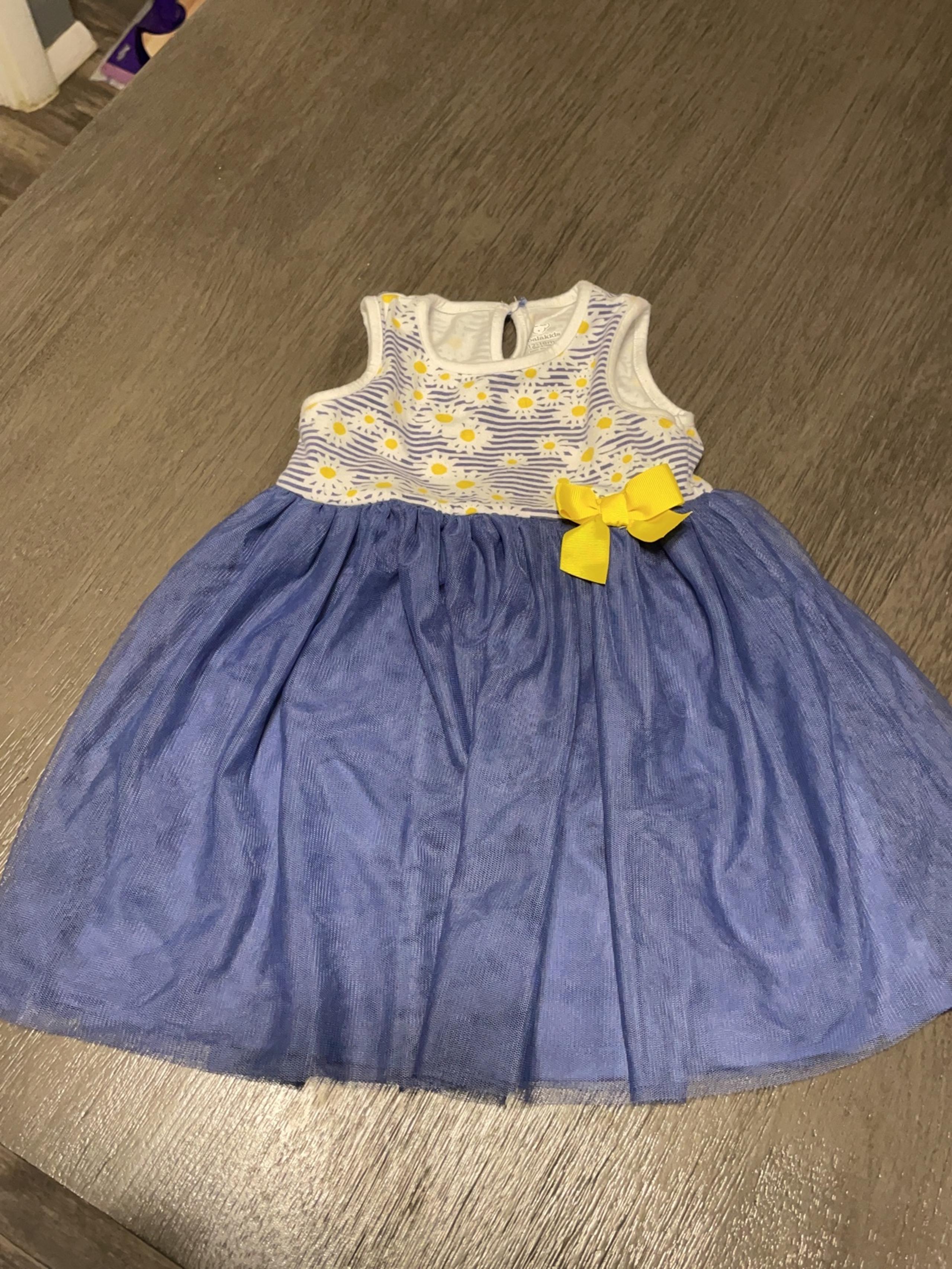 Navy & Striped Dress
