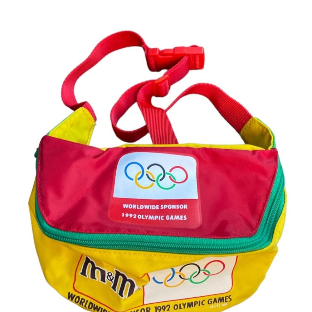 Vtg RARE Adidas M&Ms Fanny Pack Worldwide Sponsor of 1992 Olympic Games