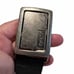 Levi's Men's Belt Flip Spinner Silver Tone Buckle 34/85 Black Italian Leather