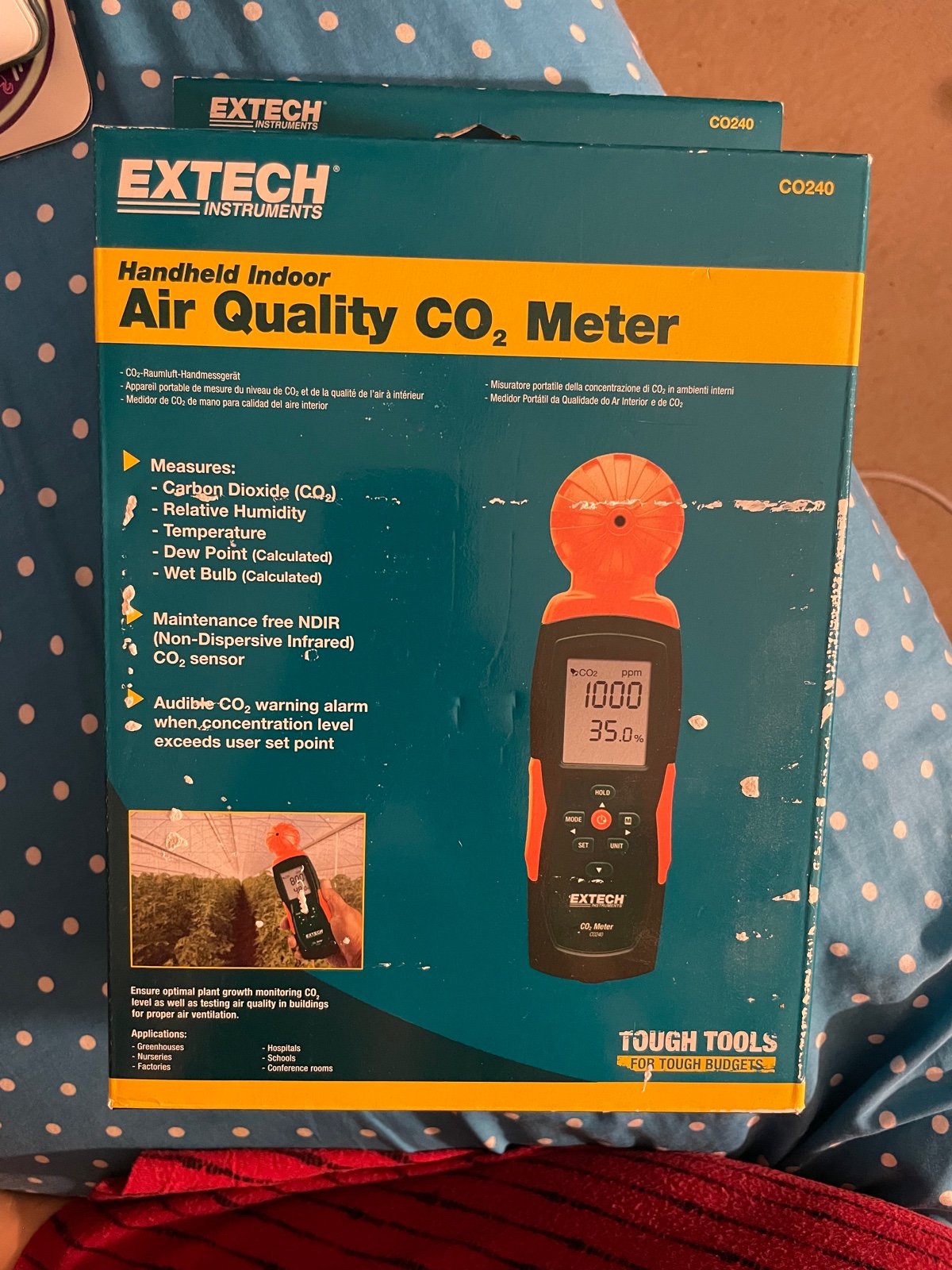 Extech CO240 Indoor Air Quality Carbon Dioxide Meter