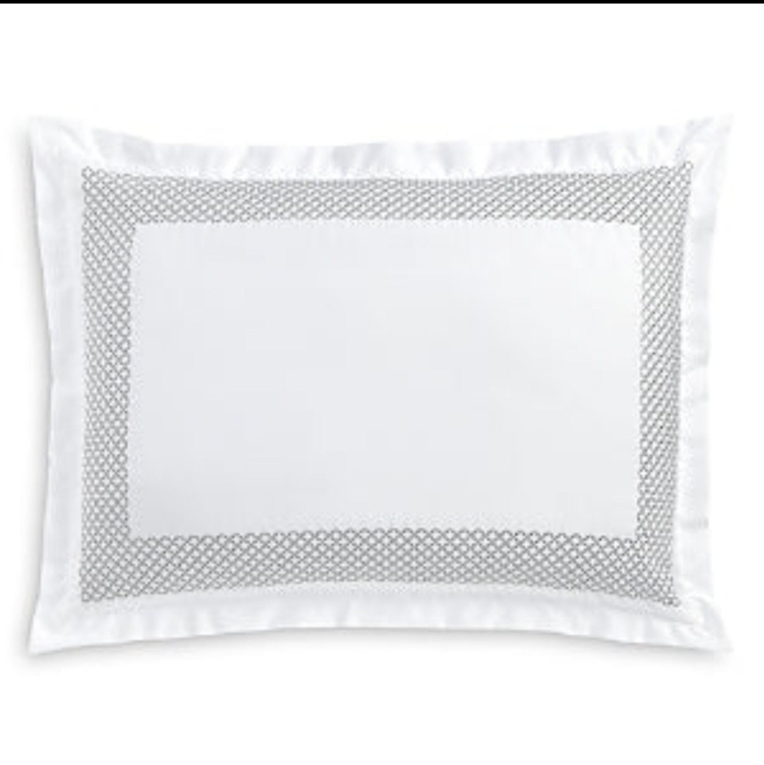 Hudson Park Sateen Pima Cotton King Pillow Sham Silver 500TC