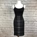 DVF Panel Marta Pencil Skirt in Wavy Check Print