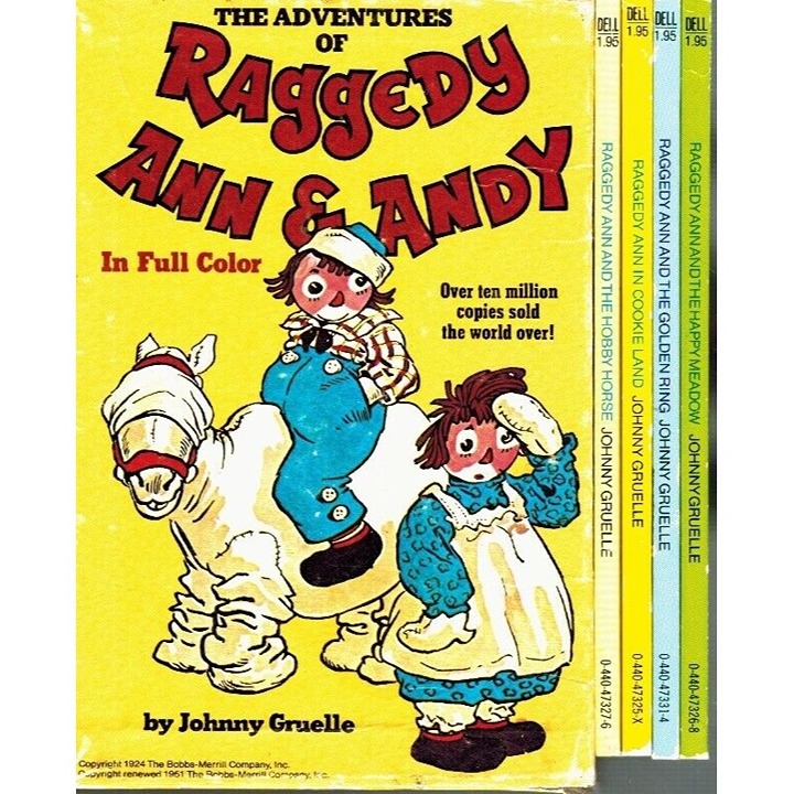 THE ADVENTURES OF RAGGEDY ANN AND ANDY Gruelle, J. Softcover Set with slip case