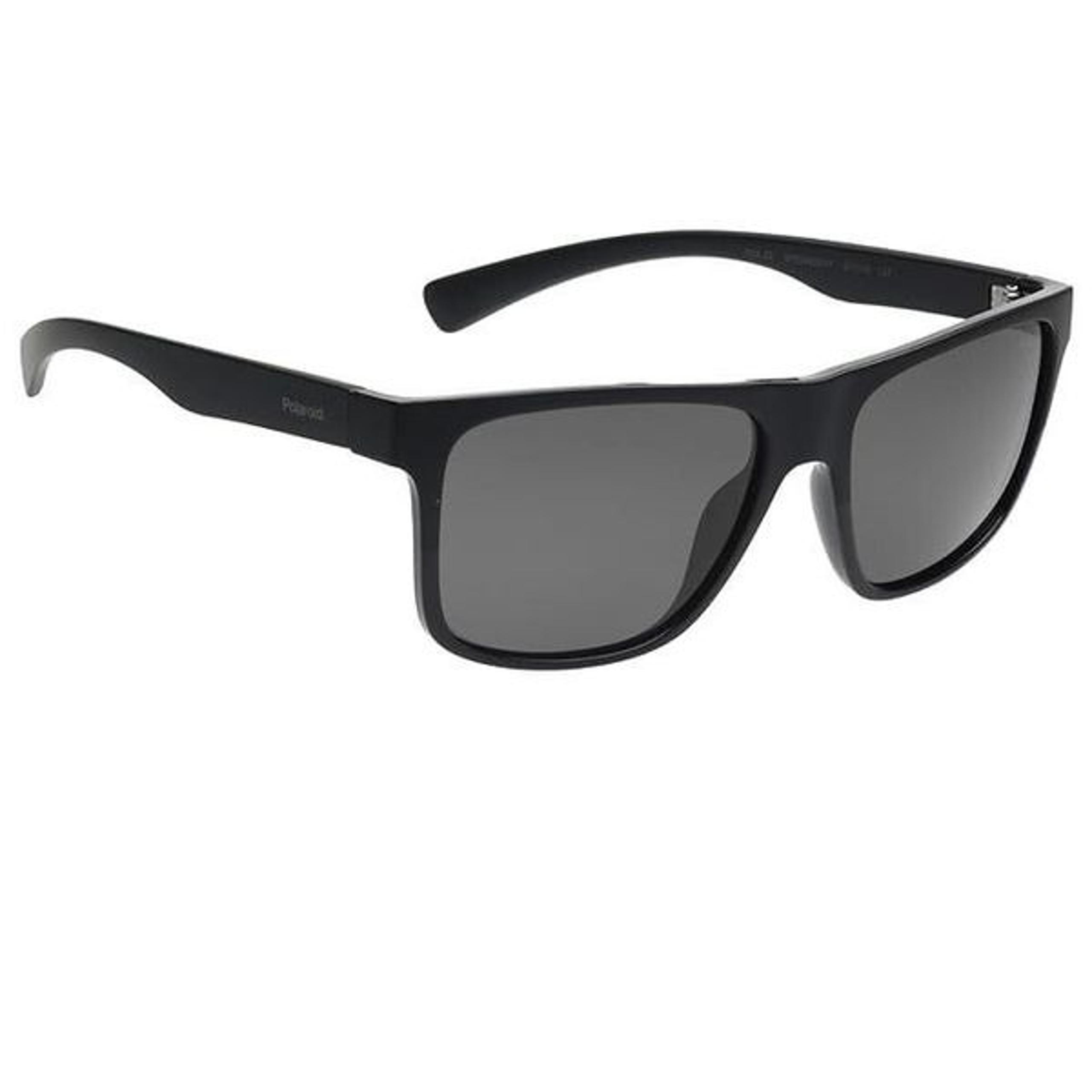 Polaroid Mens 57 -18 Black Full Rim Square Branded Sunglasses POL 22 0152482211