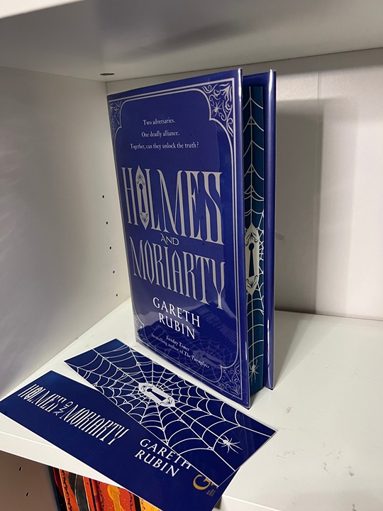 Signed Hardcover Holmes & Moriarty by Gareth Rubin - Special Edition