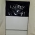 Lauren Ralph Lauren Spencer Border Sateen KING Pillow Sham White SAGE 135 NWT