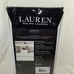 Lauren Ralph Lauren Spencer Border Sateen KING Pillow Sham White SAGE 135 NWT