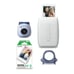 NEW Fujifilm INSTAX PAL Digital Camera & INSTAX MINI LINK 3 Printer Bundle -Blue