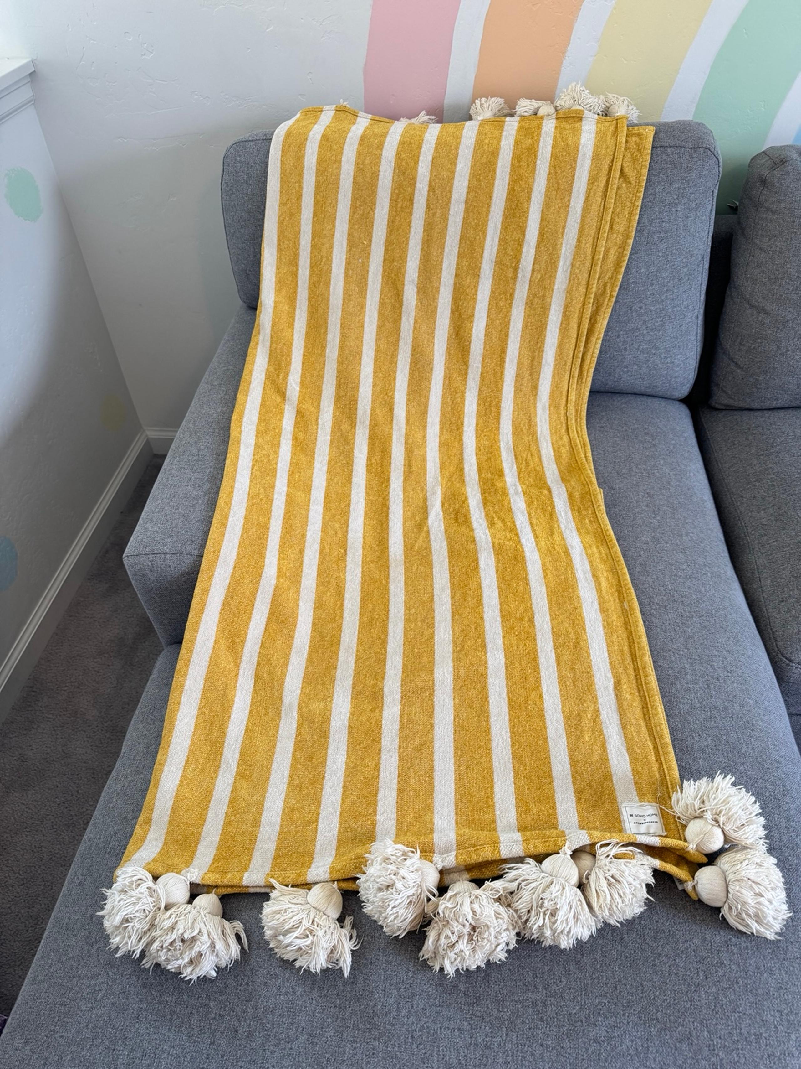 Anthropologie throw blanket
