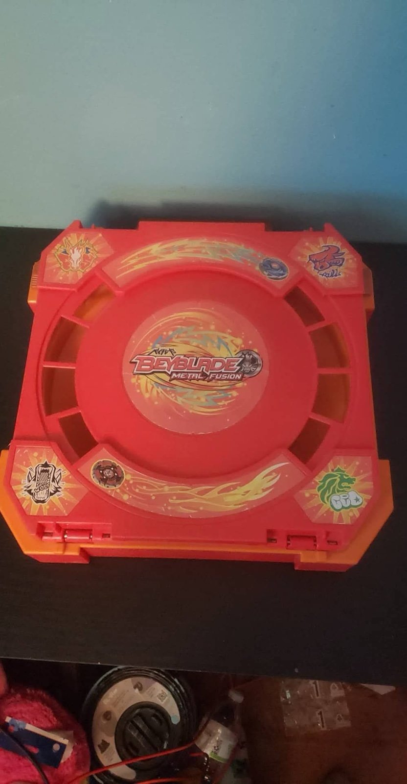 Beyblade Metal Fusion Travel Battle Arena Carrying Case