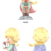 Hirono × Le Petit Prince Series Figures 200%+100% Bundle.