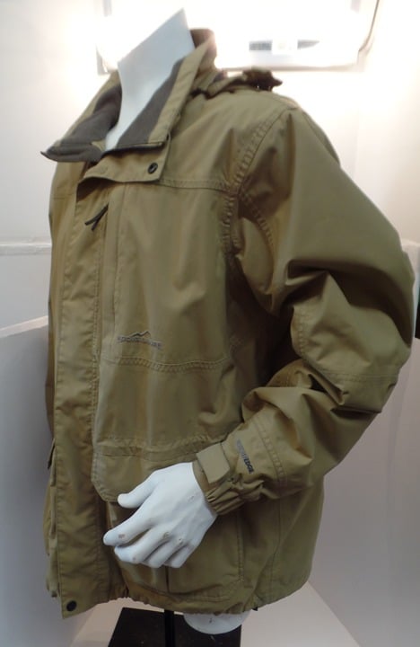 Eddie Bauer Jacket Sz XL Weather Edge Waterproof & Breathable W Hood & Zippered