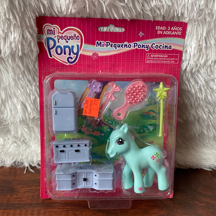 MEXICAN G3 My Little Pony - Minty with Kitchen MIB Mi Pequeño Pony Cocina Mexico