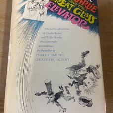 Charlie And The Great Glass Elevator 1972 Roald Dahl HC Book Club Edition Vtg